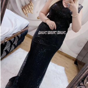 stretchable dress gown