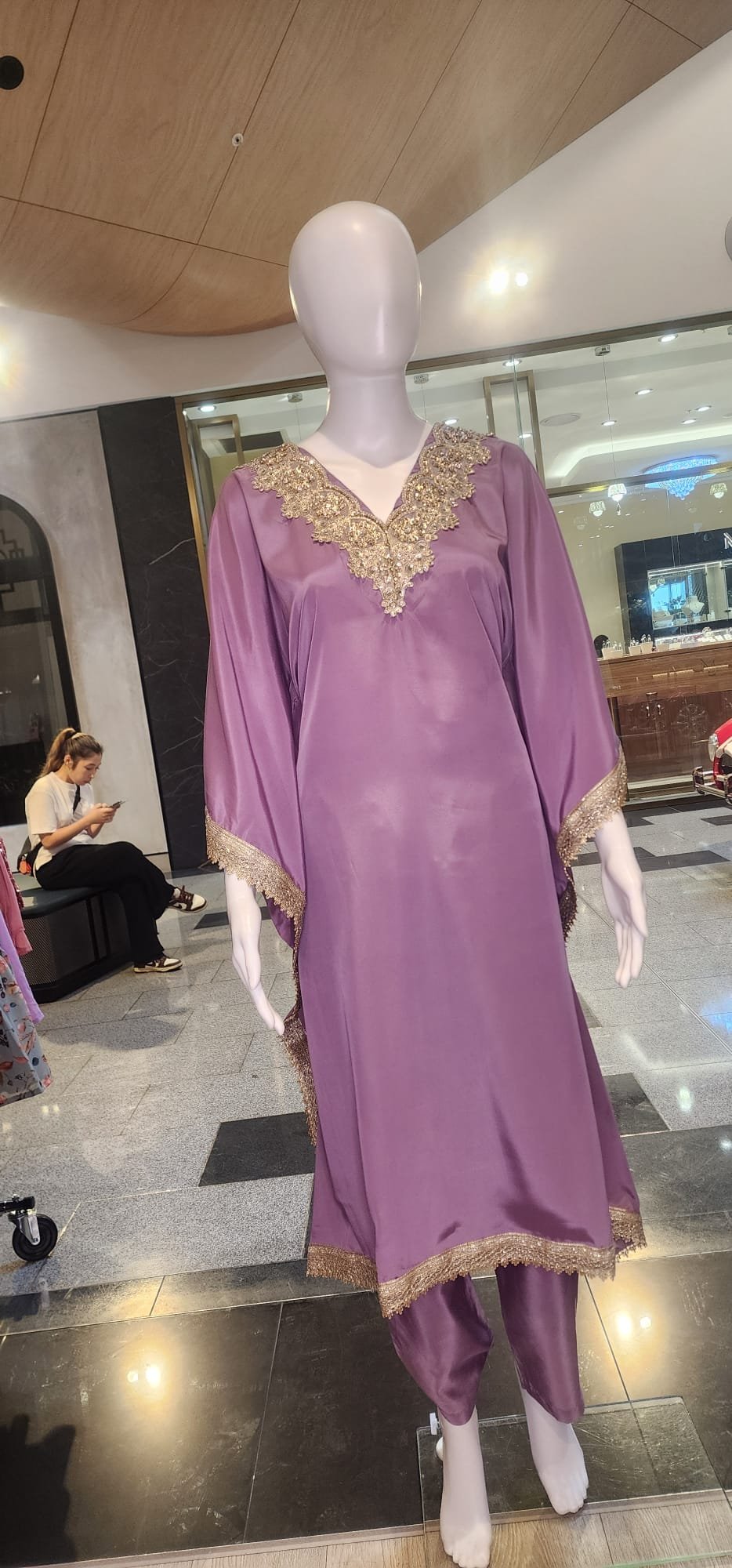 Kaftan set in Lilac 2 K-43, P-39