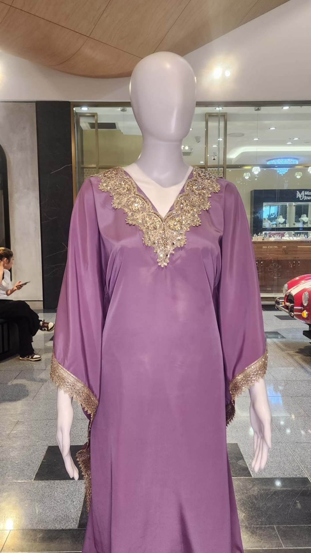 lilac kaftan 2