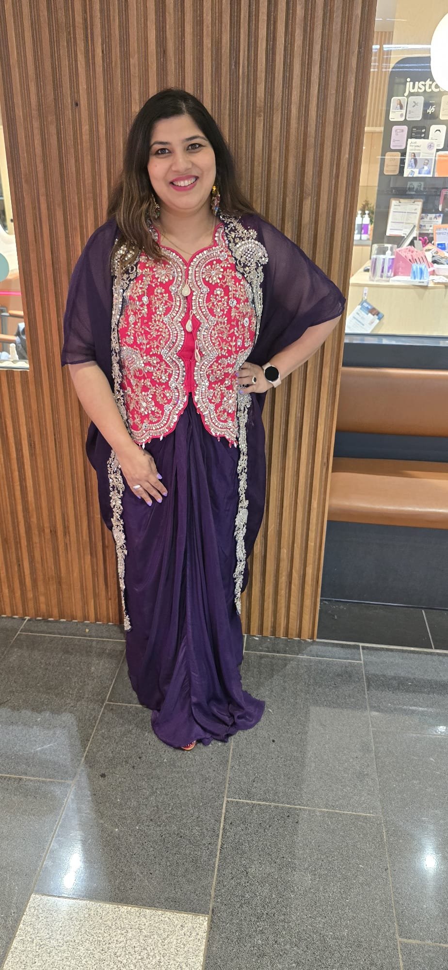 Purple Pink Indowestern - Image 6