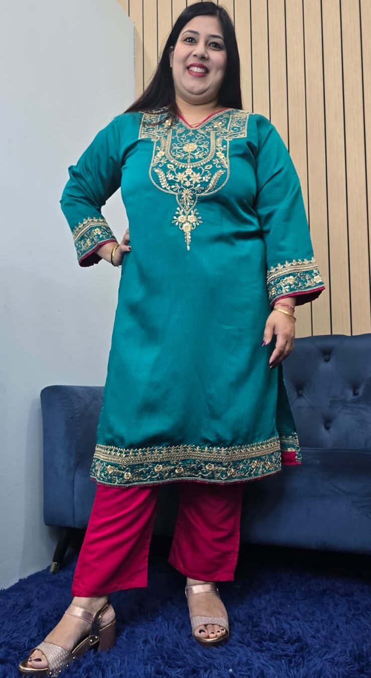 Cotton Silk Kurta Set