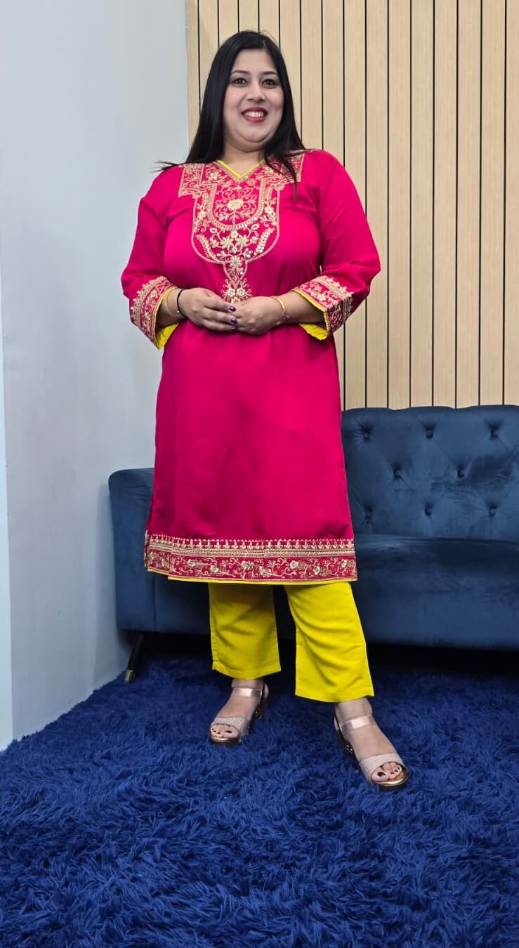 Cotton Silk 2pc Kurta Set