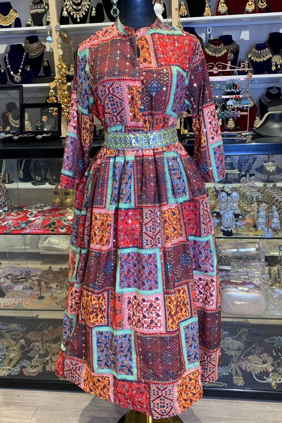 Multi Color Indowestern Casual Gown/Long Dresses