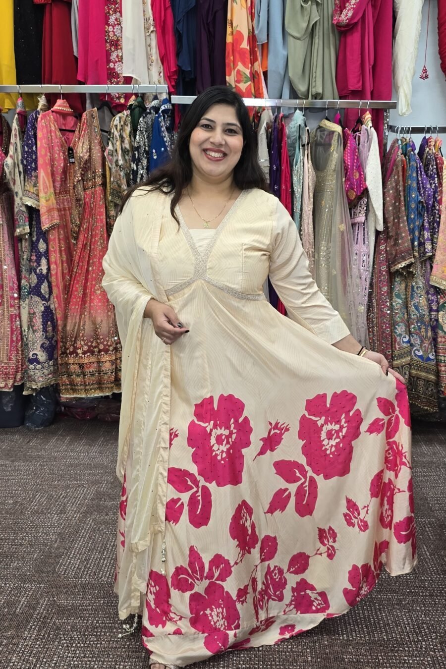 Pure Soft Crepe Silk Gown