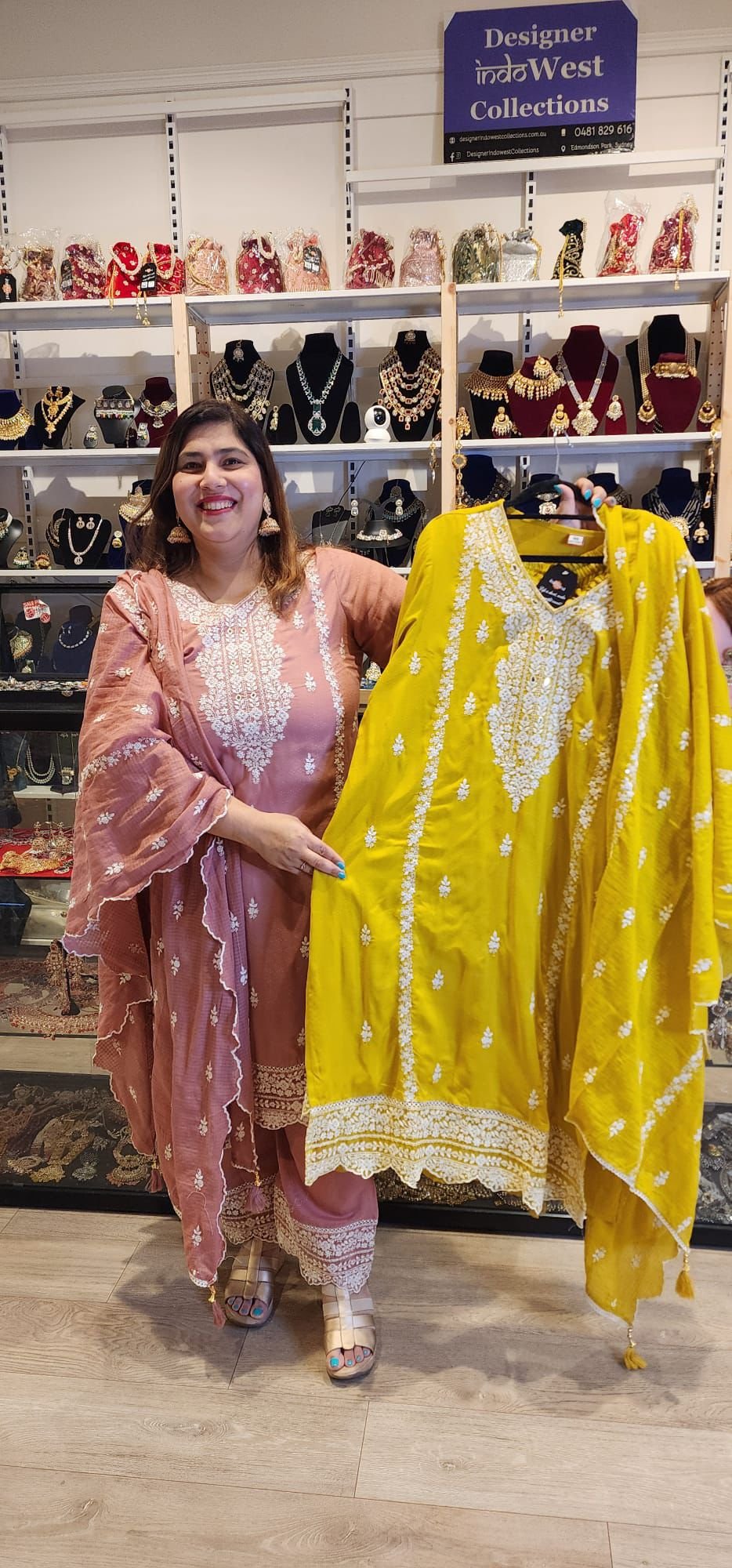 Lemon Rayon Maslin Suit