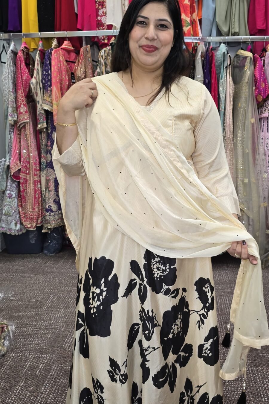 Pure Soft Crepe Silk Gown